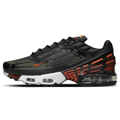 Nike Air Max Plus 3 Black Safety Orange Camo