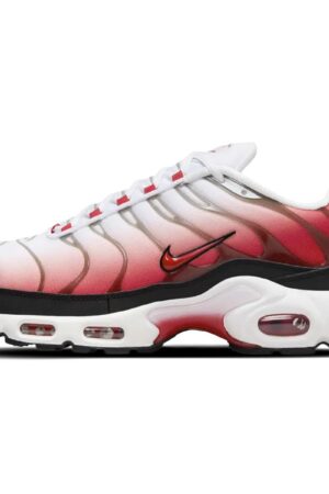 Nike Air Max Plus White Black University Red