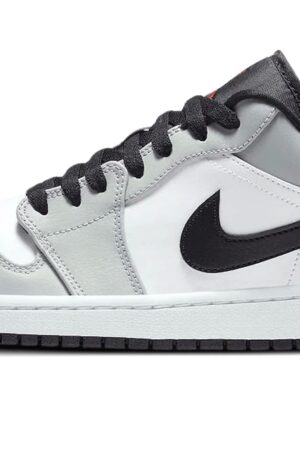 Air Jordan 1 Low 'Light Smoke Grey Red'