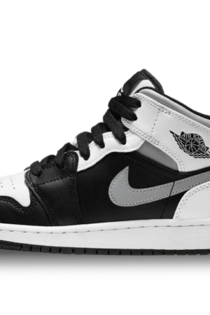 Air Jordan 1 Mid White Shadow GS
